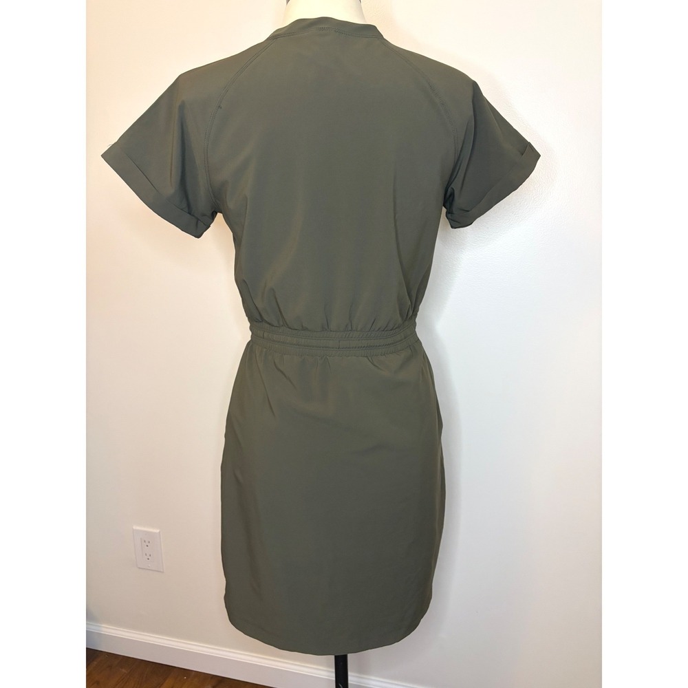 The North Face Performance Dress Olive Green Womens M Gorpcore Travel Hiking - Picture 2 of 7